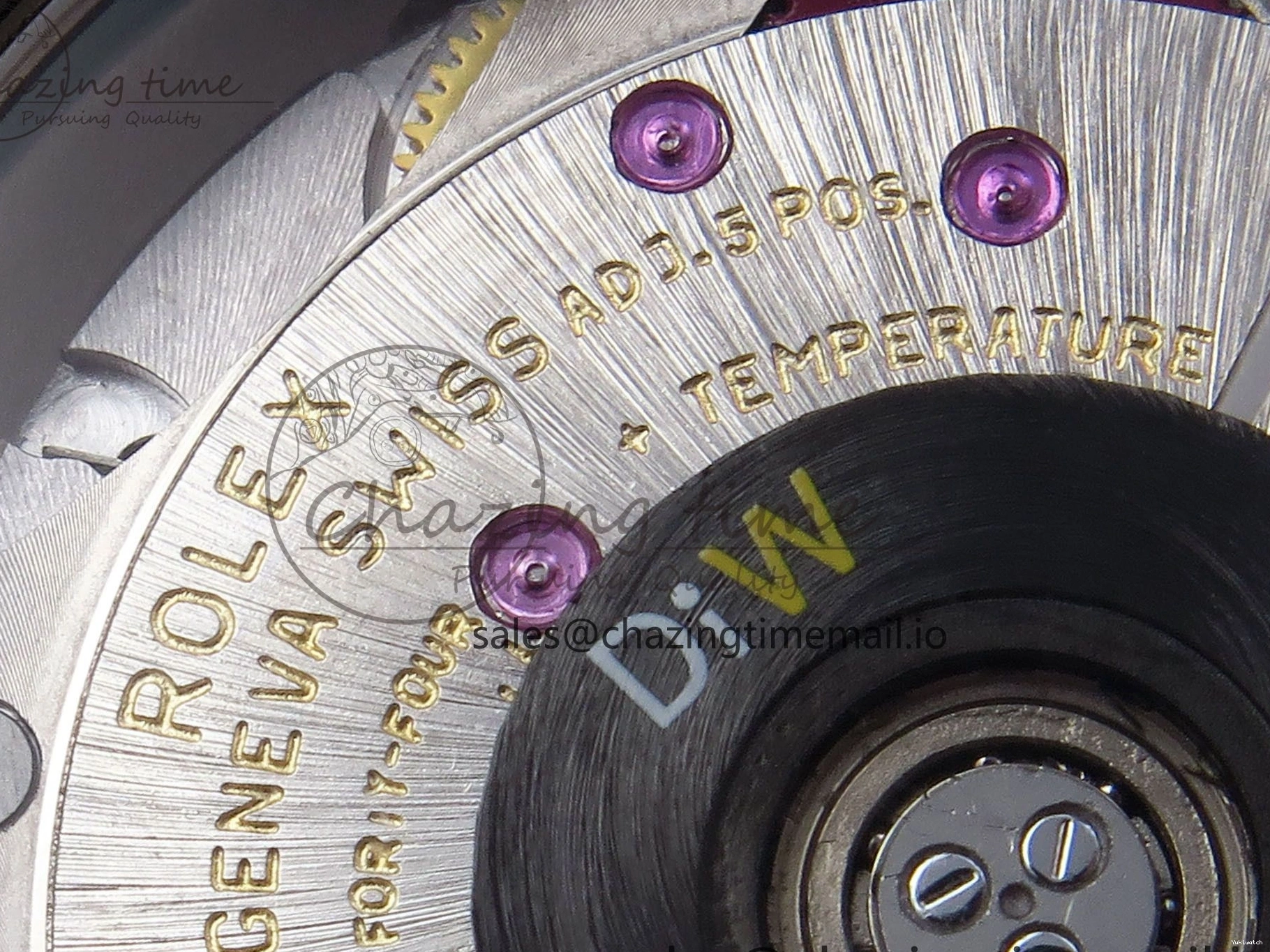 Clone Gray Gray Dial Space DIW Daytona Nylon Mission Textured Strap A4130 on 0228